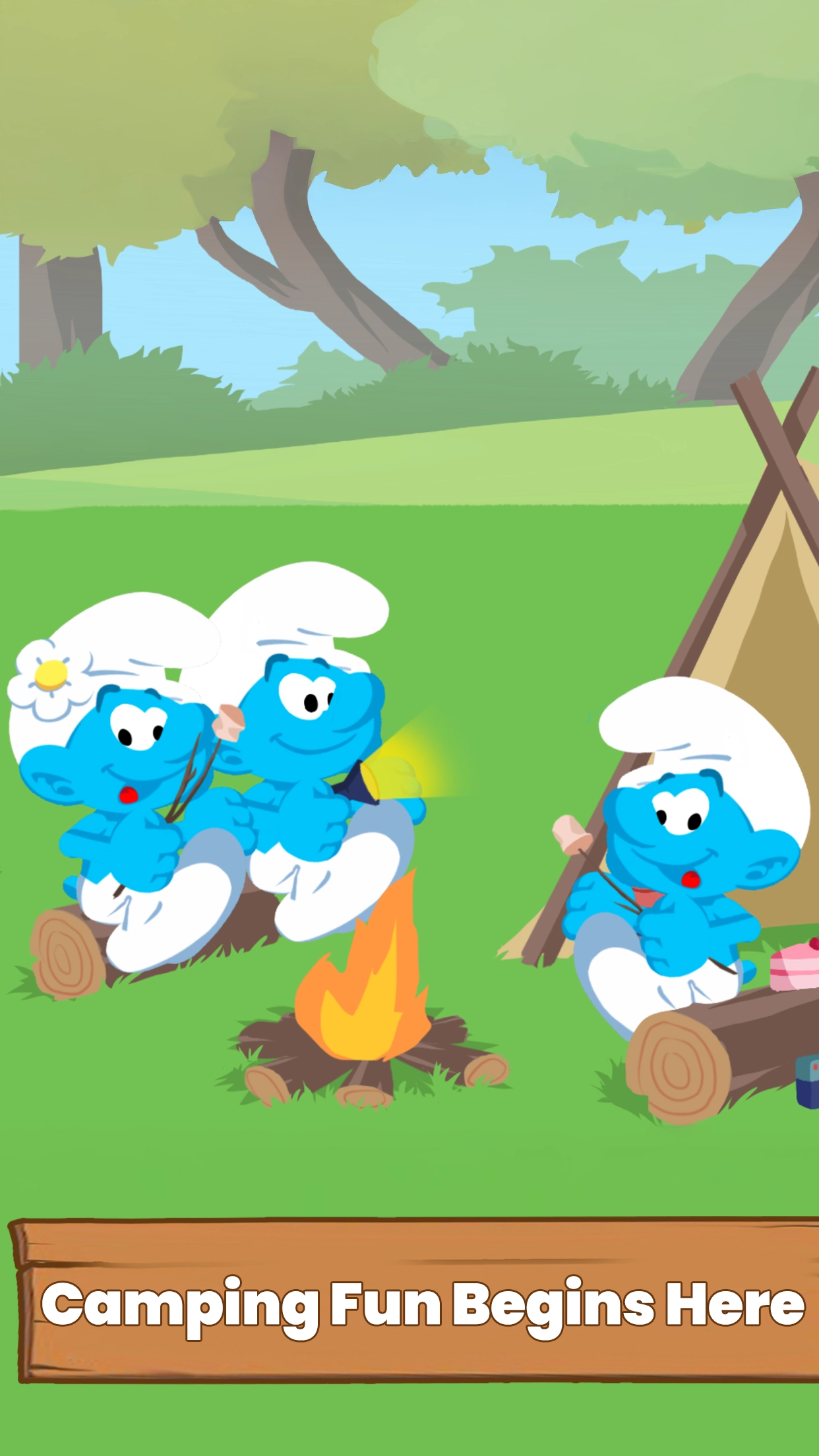 the smurfs playhouse gameplay screenshot 3