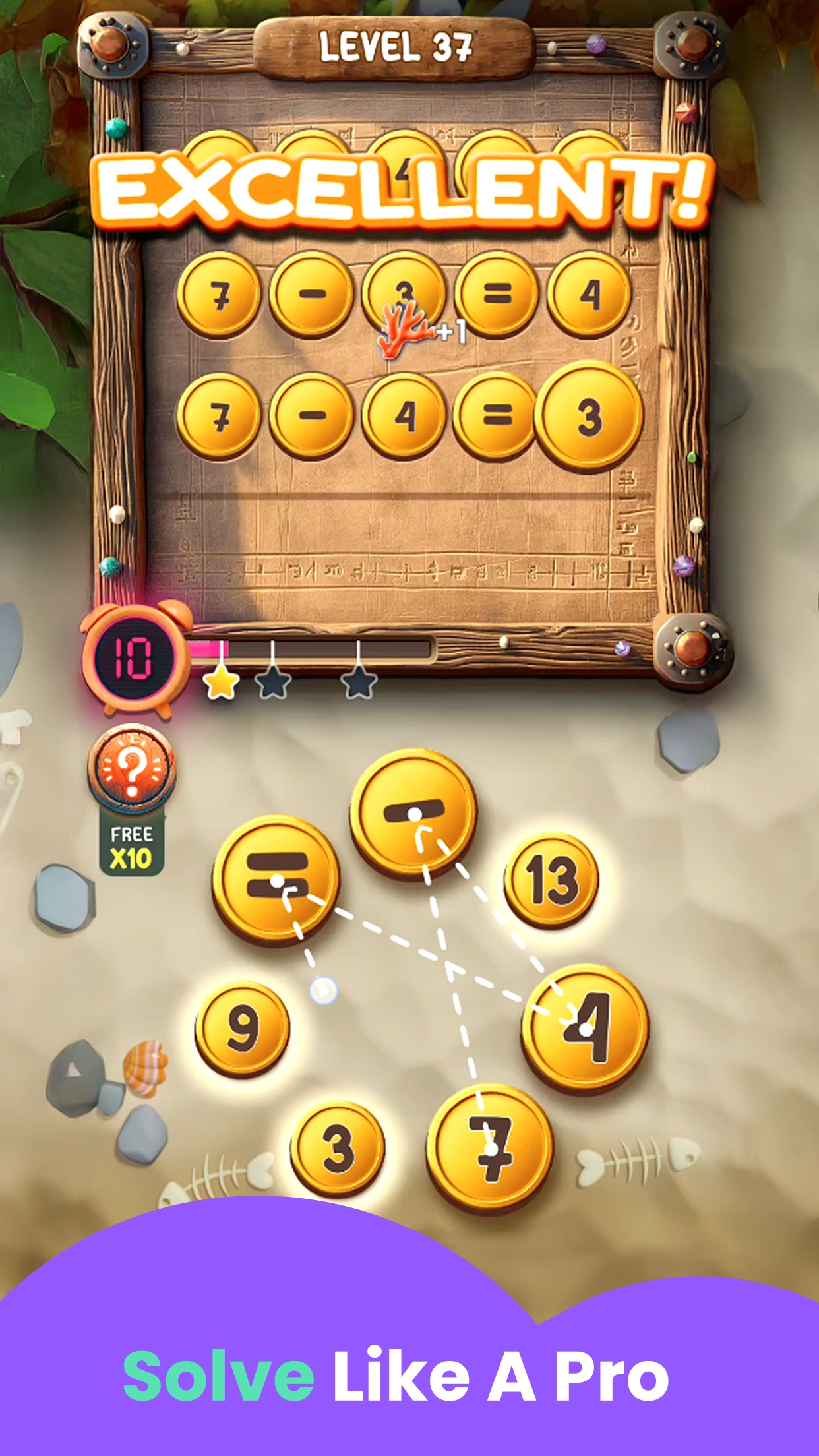 maths puzzle game gameplay screenshot 3