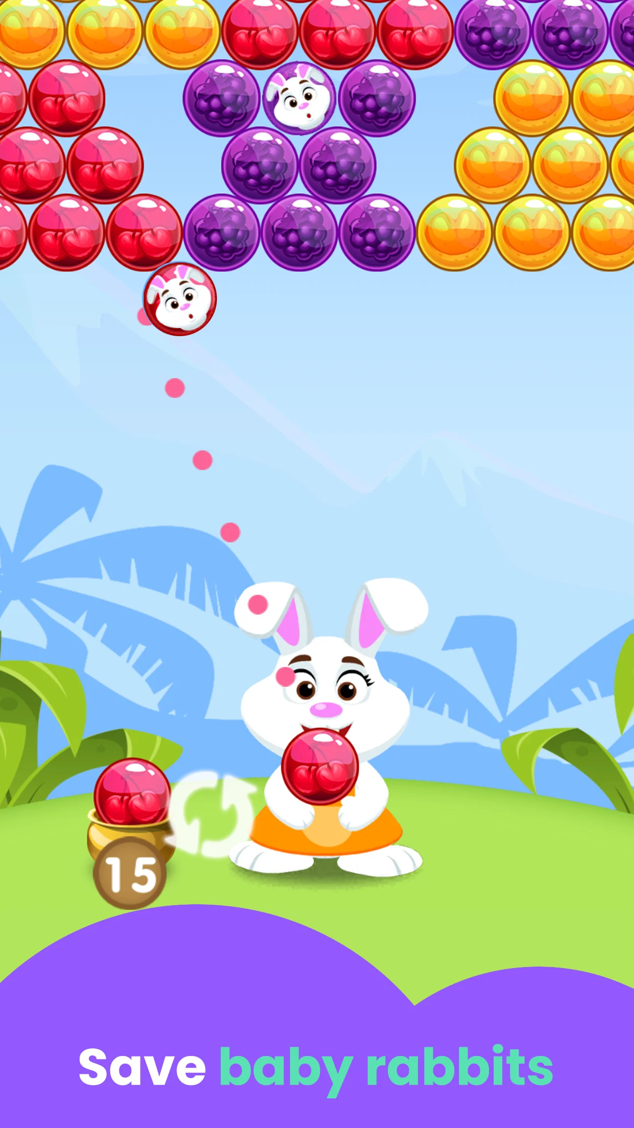 rabbit rescue game gameplay screenshot 1
