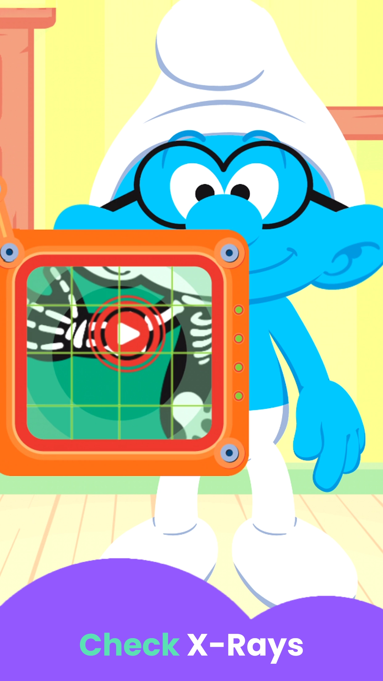 smurfs doctor game for kids gameplay screenshot 5