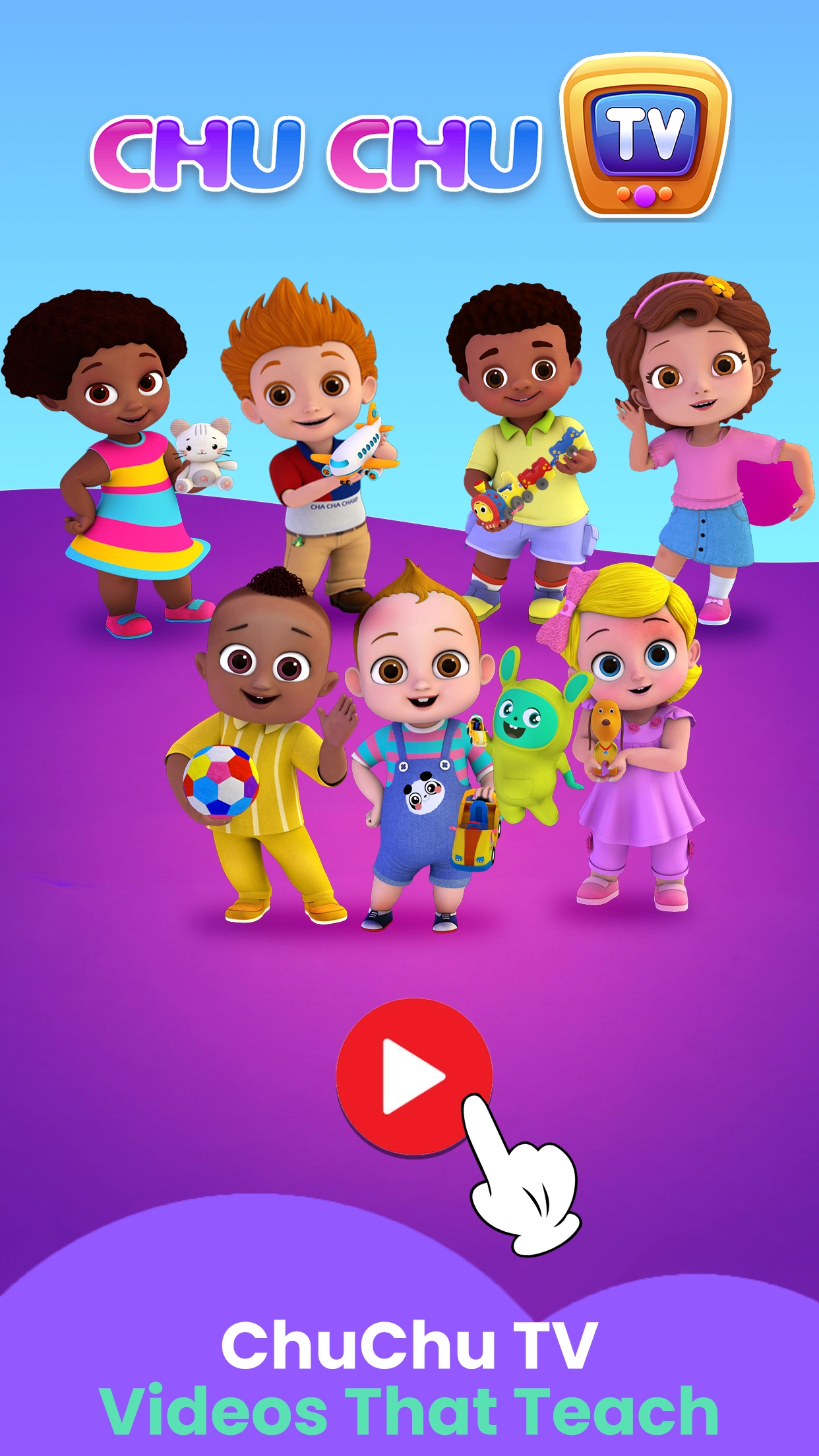 An alphabet learning game for kids to recognize letters and sounds through play.