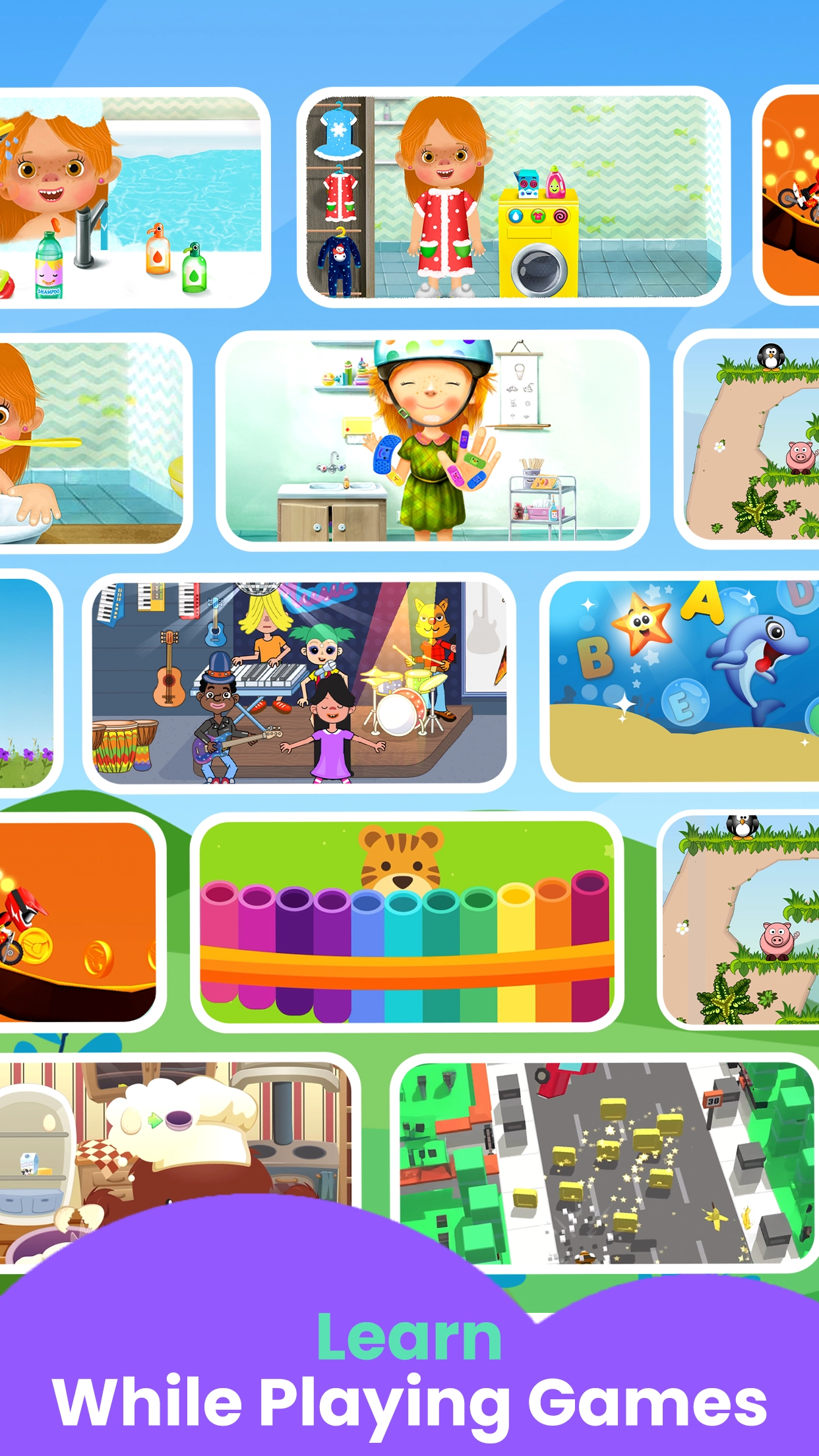 Learning games for kids that build skills through fun and interactive play.