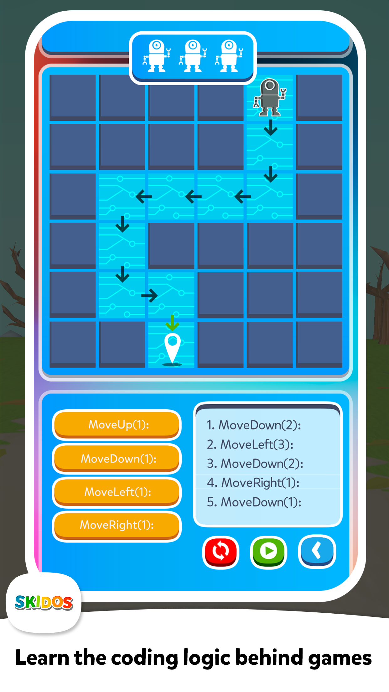 Runners | Cool Math Game | Practice Math and Coding with Skidos