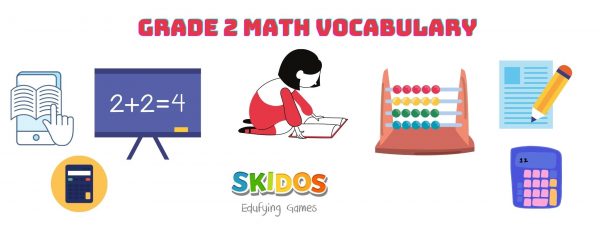 Grade 2 math vocabulary for Kids